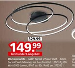 Deckenleuchte im Segmüller Prospekt Deckenleuchte „Gale“ im aktuellen Segmüller Prospekt für 149,99 €