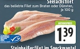 Aktuelles Seelachsfilet Angebot bei E center in Mülheim (Ruhr) ab 1,39 €