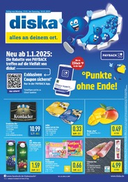 diska Prospekt für Schleiz mit 12 Seiten diska Prospekt für Schleiz: "Alles günstig. Alles da. Alles an Deinem Ort.", 12 Seiten, 13.01.2025 - 18.01.2025
