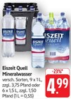 Mineralwasser im Angebot bei E center in Göppingen Mineralwasser Angebote von Eiszeit Quell bei E center Göppingen für 4,99 €