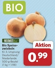 Bio Speisezwiebeln bei combi im Prospekt "" für 0,99 €