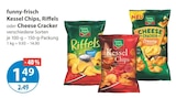Kessel Chips, Riffels oder Cheese Cracker von funny-frisch im aktuellen V-Markt Prospekt für 1,49 €