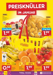 Kartoffeln im Netto Marken-Discount Prospekt "Aktuelle Angebote" mit 62 Seiten (Erfurt)