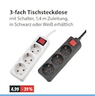 3-fach Tischsteckdose von  im aktuellen V-Markt Prospekt für 3,00 €