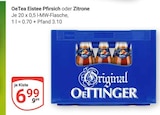OeTea Eistee Pfirsich Angebote von OeTinger bei GLOBUS Herne für 6,99 €