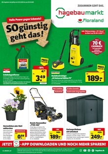 Aktueller Hagebaumarkt Prospekt "Volle Power gegen Schmutz? SO günstig geht das!" Seite 1 von 16 Seiten für Korschenbroich