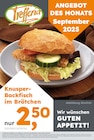 Knusper-Backfisch im Brötchen im Angebot bei Globus-Baumarkt in Bad Oeynhausen Knusper-Backfisch im Brötchen Angebote von Trefferia bei Globus-Baumarkt Bad Oeynhausen für 2,50 €