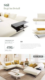 Wohnlandschaft im Polstermöbel Fischer Prospekt "Exklusives Wohndesign." auf Seite 22