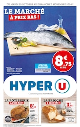 Catalogue Supermarchés Hyper U en cours à Saintes et alentours, Le marché à prix bas !, 11 pages, 29/10/2024 - 03/11/2024