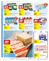 Prix et réduction Crème dans le prospectus Carrefour Market en cours Offre Crème dans le catalogue Carrefour Market du moment à la page 18
