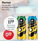 Herren Pils oder Hell bei Getränke Hoffmann im Raesfeld Prospekt für 0,59 €