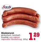 E center Weinheim - Rindswurst Angebot im Prospekt Rindswurst bei E center im Weinheim Prospekt für 1,29 €