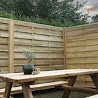 Panneau bois occultant Mika, CERLAND, L.180 x H.180 cm - CERLAND en promo chez Leroy Merlin Orléans à 29,90 €