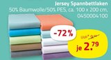 Jersey Spannbettlaken Angebote bei ROLLER Neu-Ulm für 2,79 €