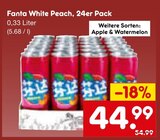 White Peach Angebote von Fanta bei Netto Marken-Discount Stuttgart für 44,99 €