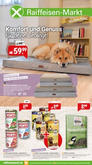 Aktueller Raiffeisenmarkt Prospekt (Roden, 4 Seiten zum blättern Raiffeisenmarkt Prospekt Komfort und Genuss für deine Lieblinge! mit 4 Seiten
