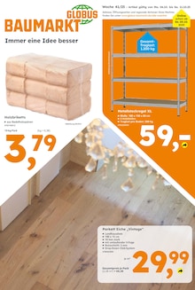 Globus-Baumarkt Prospekt Immer eine Idee besser mit 8 Seiten