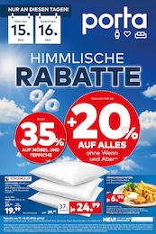 porta Möbel Prospekt für Görlitz: "HIMMLISCHE RABATTE", 1 Seite, 15.05.2026 - 16.05.2026