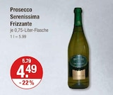 Prosecco Serenissima Frizzante von  im aktuellen V-Markt Prospekt für 4,49 €