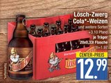 Aktuelle Cola Angebote bei EDEKA in München Aktuelles Lösch-Zwerg Cola-Weizen Angebot bei EDEKA in München ab 12,99 €