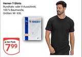 Herren-T-Shirts im Angebot bei GLOBUS in Koblenz Herren-T-Shirts Angebote bei GLOBUS Koblenz für 7,99 €