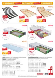 Matratze im XXXLutz Möbelhäuser Prospekt "Online Spezial" mit 8 Seiten (Bergisch Gladbach)