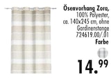 Ösenvorhang Zora Angebote bei SB Möbel Boss Rheine für 14,99 €