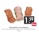 Filetspieße vom Schwein bei Hieber im Prospekt "" für 1,59 €