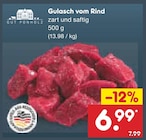 Gulasch vom Rind Angebote von Gut Ponholz bei Netto Marken-Discount Ingolstadt für 6,99 €