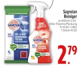 WC- & Bad-Reinigungstücher oder Küchen-Reiniger Angebote von Sagrotan bei EDEKA Kempten für 2,79 €