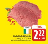 Irische Rinderhüftsteaks bei EDEKA im Zella-Mehlis Prospekt für 2,22 €