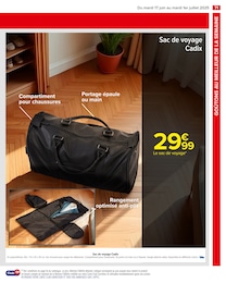 Offre Sac De Voyage dans le catalogue Carrefour du moment à la page 73