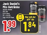 Mix-Getränke Angebote von Jack Daniel's bei Trinkgut Gronau für 1,84 €
