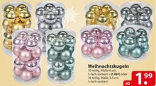 Weihnachtskugeln bei famila Nordost in Herford Weihnachtskugeln im Angebot bei famila Nordost Herford für 1,99 €