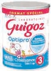 Croissance 3 optipro poudre des 1 an - GUIGOZ - Super U à Orléans Croissance 3 optipro poudre des 1 an - GUIGOZ en promo chez Super U Orléans à 5,36 €