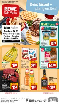 Jack Daniels im REWE Prospekt "Dein Markt" mit 28 Seiten (Langenfeld (Rheinland))