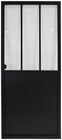 Porte coulissante "Industrielle" noir H. 204 cm x Larg. 83 cm - Brico Dépôt à Marseille Porte coulissante "Industrielle" noir H. 204 cm x Larg. 83 cm en promo chez Brico Dépôt Marseille à 239,00 €