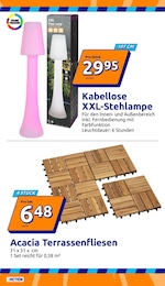 Action Lampe im Prospekt 