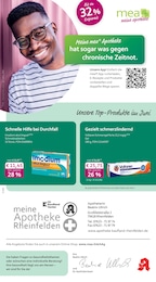 mea - meine apotheke Prospekt für Schopfheim mit 4 Seiten mea - meine apotheke Prospekt für Schopfheim: "Unsere Juni-Angebote", 4 Seiten, 01.06.2026 - 30.06.2026