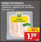 Geflügel Aufschnittplatte für 1,29 € bei Netto Marken-Discount im Angebot Geflügel Aufschnittplatte im aktuellen Netto Marken-Discount Prospekt