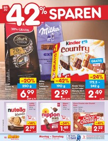 Milka im aktuellen Netto Marken-Discount Prospekt (Duisburg) Milka im Netto Marken-Discount Prospekt "Aktuelle Angebote" mit 60 Seiten (Duisburg)