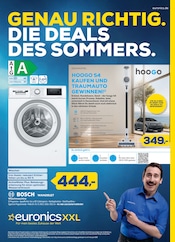 EURONICS Elektromärkte Prospekt der aktuellen Woche mit 14 Seiten, gültig von 29.07.2026 bis 09.08.2026, in Hainewalde und Umgebung Aktueller EURONICS Elektromärkte Prospekt in Hainewalde und Umgebung, "GENAU RICHTIG. DIE DEALS DES SOMMERS." mit 14 Seiten, 29.07.2026 - 09.08.2026