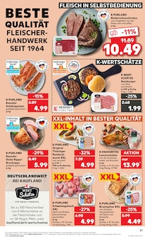 Bratwurst im Kaufland Prospekt "Aktuelle Angebote" mit 64 Seiten (Erfurt)