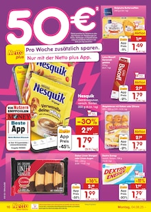Milch im Netto Marken-Discount Prospekt "Aktuelle Angebote" mit 61 Seiten (Osnabrück)