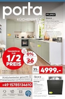 Aktueller porta Möbel Prospekt (Gutenborn, 12 Seiten zum blättern porta Möbel Prospekt PORTA KÜCHENWELT mit 12 Seiten