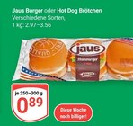 Aktuelles Burger Brötchen Angebot bei GLOBUS in Duisburg ab 0,89 €