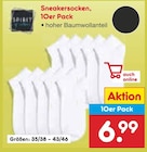 Sneakersocken im Netto Marken-Discount Prospekt Sneakersocken von Spirit im aktuellen Netto Marken-Discount Prospekt für 6,99 €