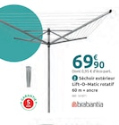 Promo Séchoir extérieur Lift–O–Matic rotatif 60 m + ancre à 69,90 € dans le catalogue Mr.Bricolage à Cavignac