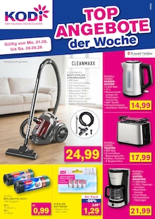 Toaster im aktuellen KODi Prospekt (Mönchengladbach) Toaster im KODi Prospekt "DER HAUSHALTSDISCOUNTER" mit 2 Seiten (Mönchengladbach)