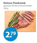 Ochsen-Flanksteak im V-Markt Prospekt Ochsen-Flanksteak von im aktuellen V-Markt Prospekt für 2,79 €